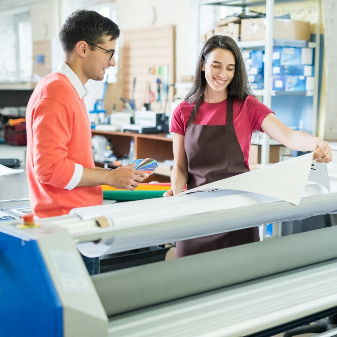 Professional printing and promotional products display